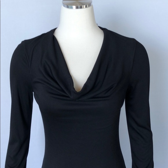 NWT WHBM Draped Neck Jersey Top XXS - Picture 5 of 16